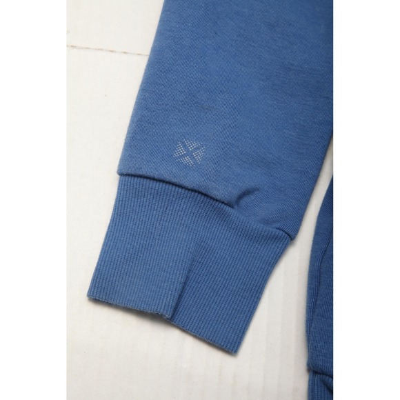 TomboyX Hoodie Sweatshirt Womens 2XL Blue Full Zip Drawstring Pockets Hooded - Picture 9 of 10